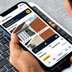 Home 5 건축자재 마케팅과 전자상거래 E commerce - **Image:** A vibrant, user-friendly e-commerce website interface showcasing various construction mat...